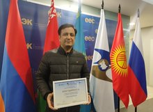 IRNA journalist receives award from Eurasian Economic Union