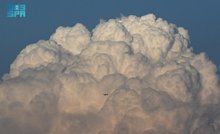 Spring Clouds Adorn Skies of Aseer, Attracting Hikers