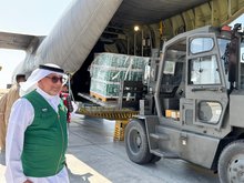 59th Saudi Relief Plane to Aid Palestinians in Gaza Arrives in Egypt’s El Arish