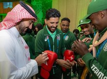 Sport Minister Meets Saudi Medalists at Asian Youth, Islamic Solidarity Games
