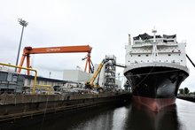 This undated file photo, provided by Hanwha Philly Shipyard, shows its Philadelphia-based shipyard. (PHOTO NOT FOR SALE) (Yonhap)
