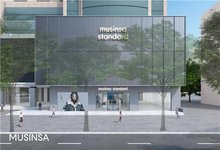 This rendering provided by Musinsa Co. shows Musinsa Standard Shanghai Huaihai Parkson, the company's first overseas offline outlet, which is set to open in China on Dec. 14, 2025. (PHOTO NOT FOR SALE) (Yonhap)