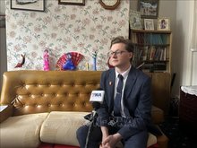 Kyril Whittaker, a British researcher of Vietnamese politics and history and member of the Communist Party of Britain (CPB). (Photo: VNA)