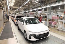 Hyundai Thanh Cong automobile manufacturing and assembly plant in Ninh Binh province. (Photo: VNA)
