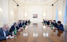 President Ilham Aliyev received delegation led by Iranian Foreign Minister