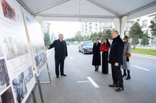 President Ilham Aliyev visited Baku White City