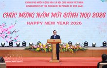 PM Pham Minh Chinh speaks at the banquet (Photo: VNA)