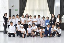 Students of Modern Educational Complex named after Heydar Aliyev visit AZERTAC