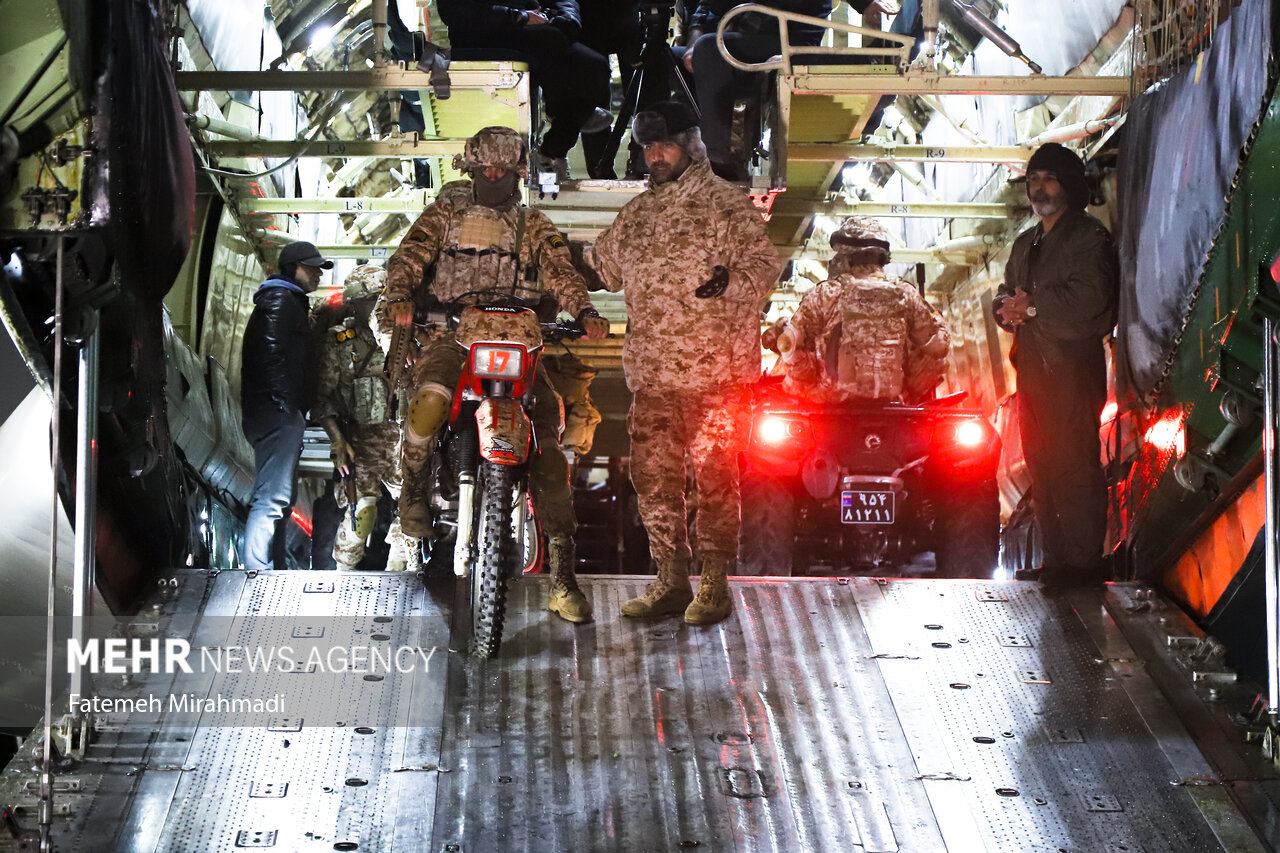 IRGC Special Forces airlifted to war game zone