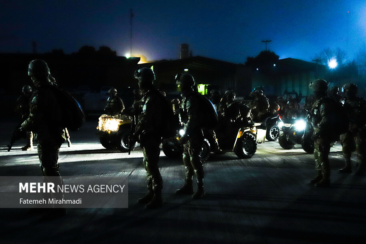 IRGC Special Forces airlifted to war game zone