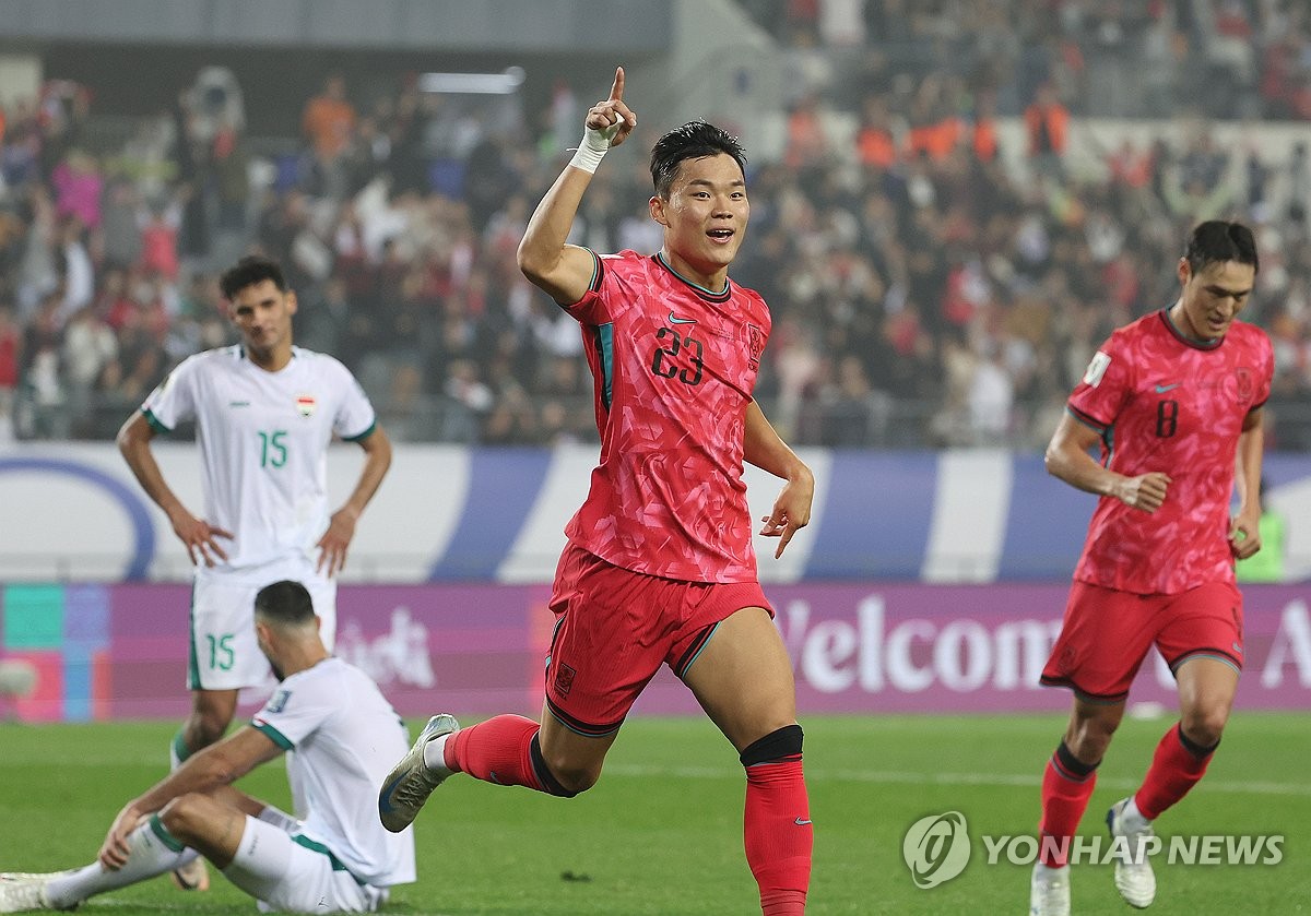 S. Korea beat Iraq 3-2 at World Cup qualifier