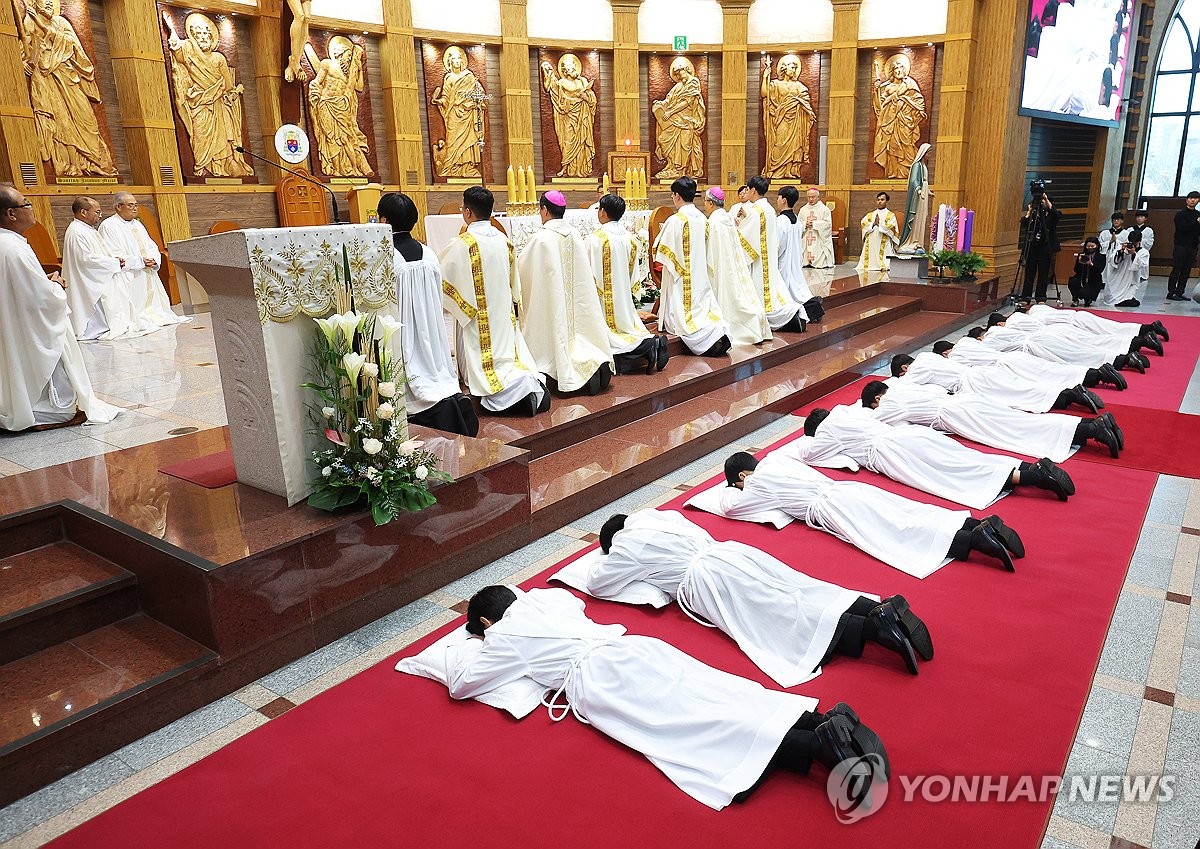 Entering Catholic priesthood