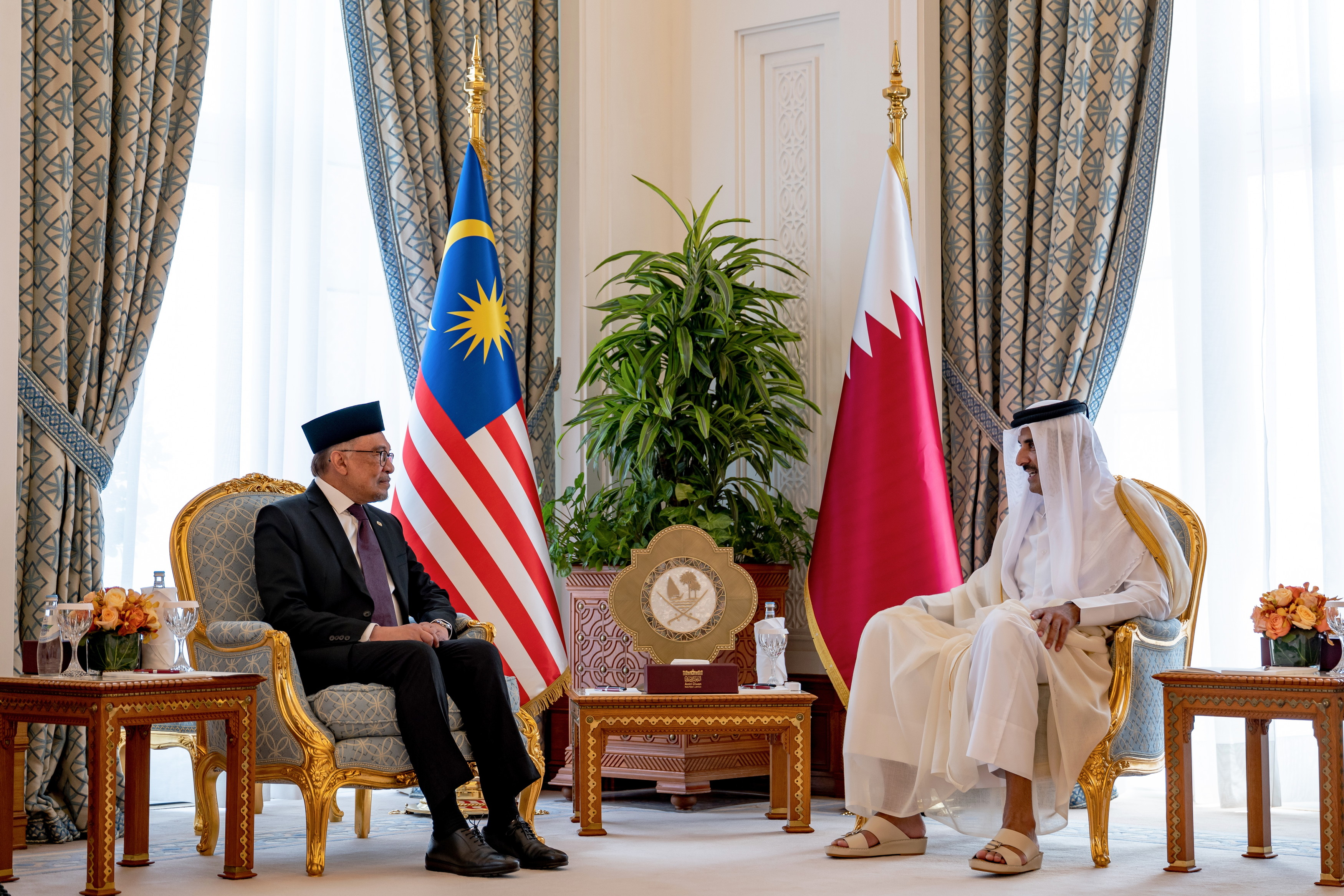 Malaysian Prime Minister Anwar Ibrahim his three-day official visit to Qatar