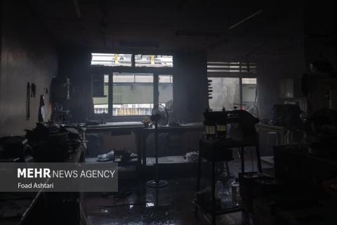 Fire in a Shoe Warehouse