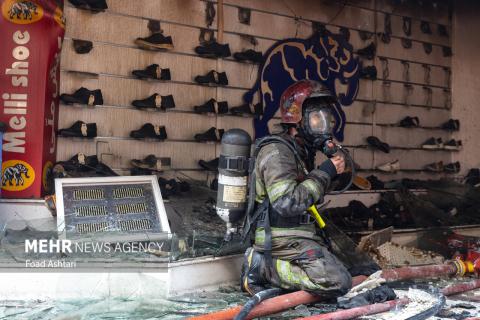 Fire in a Shoe Warehouse