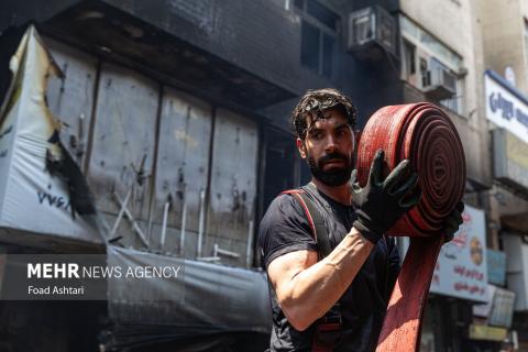 Fire in a Shoe Warehouse