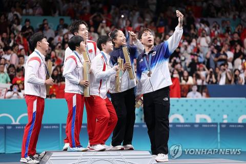 Taking selfie with Samsung smartphone