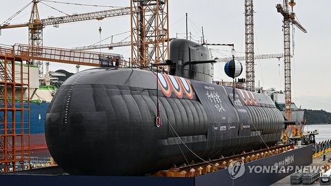 S. Korea to launch 1st 3,600-ton naval attack submarine