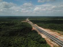 Illustration of toll road in Indonesia. (ANTARA/Heru Maindikali)