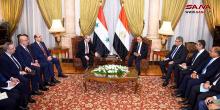 Mikdad holds talks with Abdelatty on Syrian-Egyptian relations