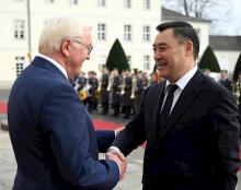 Official meeting ceremony of Kyrgyz and German presidents held in Berlin 