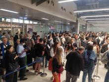 Passenger backlog at Suvarnabhumi airport 