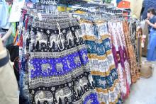 Elephant-patterned pants 