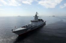 Chinese and Russian warships enter Iran’s territorial waters to attend ‘Security Belt 2025’ naval exercise