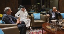 IRNA’s CEO meets founder of Al-Jazeera Media Group in Doha