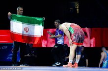 Tehran, IRNA – Iran’s Greco-Roman wrestling team has secured the world championship title with one day of competition still to go.  The team’s current haul includes gold medals for Gholamreza Farrokhi (82 kg) and Amin Mirzazadeh (130 kg), as well as a silver medal from Payam Ahmadi (55 kg).  Mohammadhadi Saravi, the 2024 Olympic champion, Saeed Esmaeili, and Alireza Mohmadi will have a chance to add to the medal count in the 97 kg, 67 kg, and 87 kg categories Saturday night.  The Greco-Roman wrestling team 