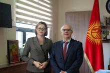 Deputy mayor of Bishkek and ambassador of France to Kyrgyzstan discuss cooperation