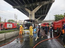 school bus fire