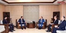 Mikdad receives a copy of credentials of newly-appointed ambassadors of Abkhazia and Mauritania 