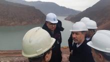 Iran’s energy minister tours major dam project in Tajikistan