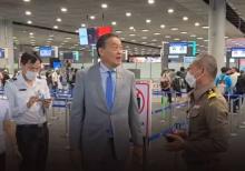 Prime Minister Srettha Thavisin Inspects Suvarnabhumi Airport 