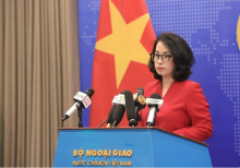 Spokesperson of the Ministry of Foreign Affairs Pham Thu Hang at the regular press briefing on May 29 afternoon. (Photo: VNA)