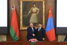 Presidents of Mongolia and Belarus