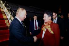 President of the Russian Federation Arrives in Mongolia for an Official Visit