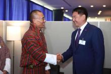 Prime Minister of the Kingdom of Bhutan Pays Courtesy Call on President of Mongolia