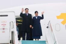 President of Mongolia Arrives in Türkiye for a State Visit