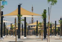 Massive Shading Project Underway at Namira Mosque Courtyards