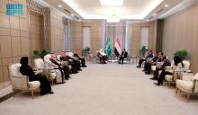 Shura Council Speaker Meets with Egyptian Prime Minister in Cairo