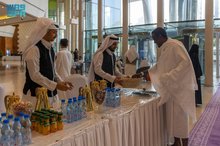 Saudi Coffee Experience Charms Guests of Custodian of the Two Holy Mosques Program