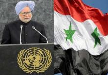  Indian PM says no to military solution for conflict in Syria 