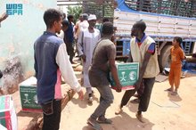 KSrelief Distributes 580 Food Baskets in Bahri, Sudan