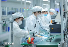 The Vietnamese Government has identified the semiconductor industry as a key breakthrough sector, capable of driving the country into a new phase of development. (Photo: VNA)