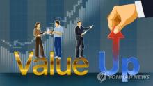 This illustration released on March 15, 2024, depicts the corporate value-up program. (Yonhap)