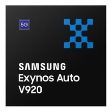 This file photo, provided by Samsung Electronics Co., shows the Exynos Auto V920 automotive processor. (PHOTO NOT FOR SALE) (Yonhap)