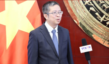 Vietnamese Ambassador to China Pham Thanh Binh grants an interview to Vietnam News Agency (Photo: VNA)