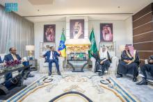 Chairman of Federation of Saudi Chambers Receives Ethiopian State Minister for Foreign Affairs